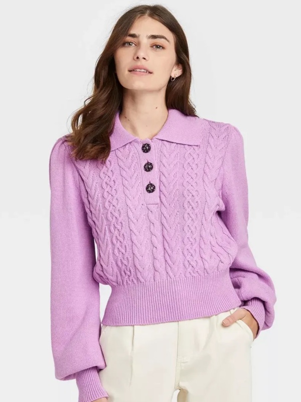 Who What Wear Polo Sweater